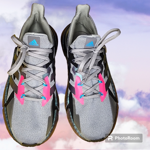 Adidas Boys X9000L4 Gray Reflective Running Shoes Sneakers Sz 6½ B or 8 Woman's - Picture 7 of 16